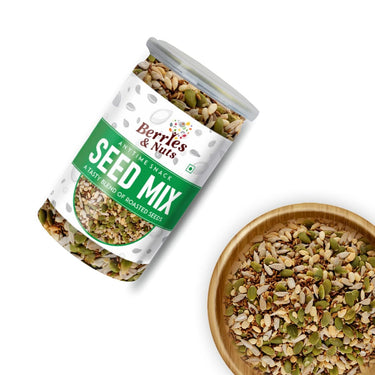 Berries And Nuts Premium Roasted Seeds Mix & Berries & Seeds Mix Combo | 400 Grams 1 Bottel 200 Grams